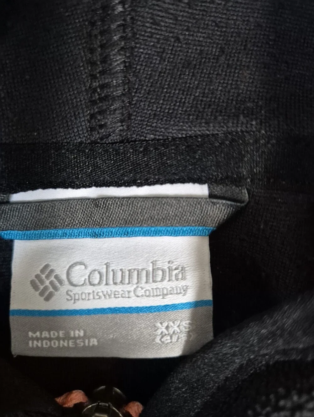 Columbia Youth XXS 4/5 Black Fleece Full Zip Hooded Sweatshirt